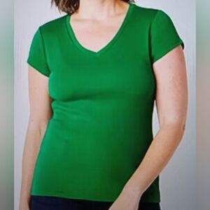 Liz Claiborne V-Neck Top (NWT)